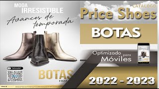 CATÁLOGO PRICE SHOES BOTAS 2022  2023 ➥DIGITAL [upl. by Josie]