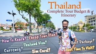 Thailand Tour Budget amp Itinerary  How To Travel Thailand  Thailand Complete Travel Guide Thailand [upl. by Anatolio]