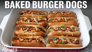 How to Make Baked Burger Dogs  Food Wishes [upl. by Ibby]