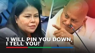 Fuming Bato confronts Mary Ann Maslog You tried to convince Alice Guo to implicate me Duterte [upl. by Timmons]