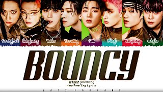 ATEEZ 에이티즈  BOUNCY KHOT CHILLI PEPPERS Lyrics Color CodedHanRomEng [upl. by Nosneh]