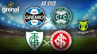 GRÊMIO X CORITIBA  AMÉRICAMG X INTER  BRASILEIRÃO 2023  AO VIVO [upl. by Ninerb]