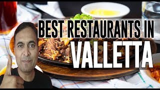 Best Restaurants and Places to Eat in Valletta Malta [upl. by Filip]