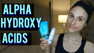 Alpha hydroxy acids in skin care Dr Dray [upl. by Irovi]