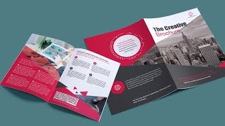 How to Create a Professional Brochure in Photoshop [upl. by Notsahc]