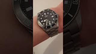 Lume test on Tudor Pelagos 39 vs Black Bay Pro vs Ranger on 17 cm  670 inch wrist [upl. by Enined]