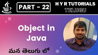 P22  Object in Java  Core Java  Java Programming [upl. by Trembly612]