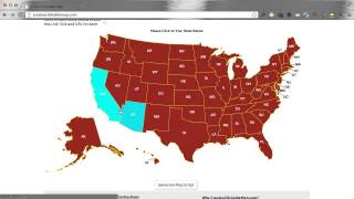 Create a Clickable HTML5 US Map in Minutes [upl. by Ahsac]