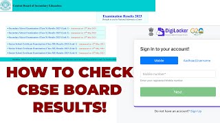 CBSE Board Exam Result 2023 Out Find Out Your Class 10th amp 12th Scores  How to check board results [upl. by Rai]