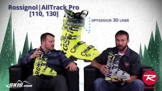 2016 Rossignol AllTrack Pro 110 and 130 Mens Boot Overview by SkisDotCom [upl. by Magocsi341]