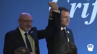 Macron mal a laise au Diner du Crif ce 20 Fevr 2019 [upl. by Prisca]