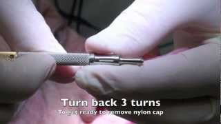 NEW Locator Core Tool  How to use it to change a male Locator nylon caps [upl. by Llenrep684]