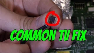 How to Fix a LED LCD Common repair for FUNAI and VIZIO TVs [upl. by Romaine]