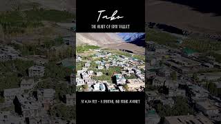 Tabo Village from Above A Stunning Aerial View of Spiti Valleys Hidden Gem spitivalley ariel [upl. by Rajewski609]