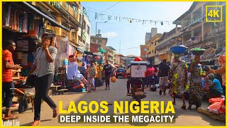 In the belly of Africa s Most Populated City Lagos Nigeria  4 K TRAVEL IMMERSION [upl. by Skvorak]