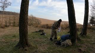 Packing last bit of gear Teignhead farm Dartmoor timelapse April 2022 [upl. by Marienthal]