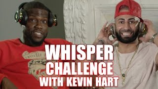 HILARIOUS WHISPER CHALLENGE FT KEVIN HART [upl. by Bekelja]