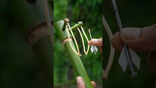 Bamboo Creations with Slingshots using pin bamboo bamboocrafts bambooart diy Craft [upl. by Uchish]