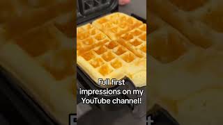 Making Waffles in the Ninja Vertical Belgian Waffle Maker shorts [upl. by Dirk]