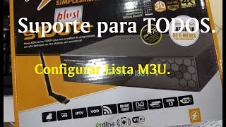 Colocando lista m3u no Azamerica s1007 Plus 21032019 [upl. by Ahsemac575]