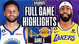 6 WARRIORS at 7 LAKERS  FULL GAME 3 HIGHLIGHTS  May 6 2023 [upl. by Alhahs]