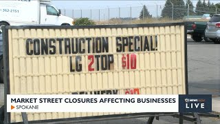 Market Street closures affecting businesses [upl. by Dreddy]