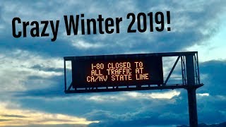 SO MUCH SNOW THEY CLOSED CALIFORNIA INSANE WINTER 2019 WEATHER [upl. by Airdni124]