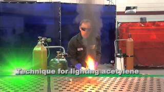 Victor Lighting Acetylene Torch [upl. by Middle]