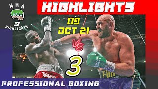 Tyson Fury Vs Deontay Wilder 3  Highlights  9102021 [upl. by Ferrell148]