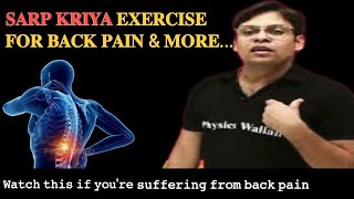 back pain relief exercise by rishabh choubey sir  back pain  exercise for back pain rishabh sir [upl. by Yoj207]