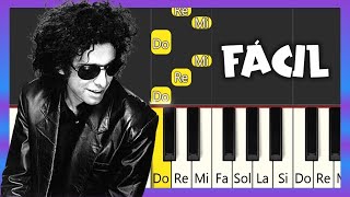 FLACA  Andrés Calamaro  TUTORIAL PIANO FÁCIL  CANCIÓN FÁCIL PIANO [upl. by Atews]