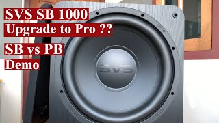 SVS SB 1000 Subwoofer Review Demo Sealed vs Ported  Advantages of new SB 1000 Pro [upl. by Ethelred409]