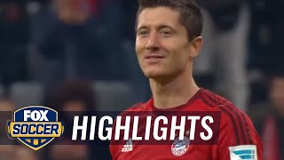 Bayern Munich vs VfL Wolfsburg  2015–16 Bundesliga Highlights  FOX SOCCER [upl. by Collen]