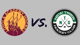 Loyola Ramblers Gold vs New Trier Trevians Green  202324 SHL [upl. by Eilssel671]