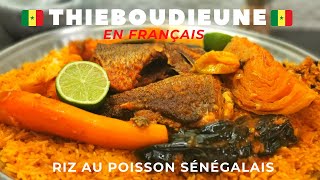 Thieboudiène senegalais Facile Comment Faire du Riz au Poisson Senegalais Recette du Thiep 💚💛❤️ [upl. by Ahsekyt]