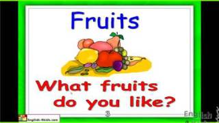 ESL Beginners English Lesson  Names of Fruits [upl. by Nairda103]