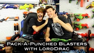 PACKAPUNCHED GUNS  BLASTERS FOR NERF ZOMBIES feat LordDraconical [upl. by Vrablik]