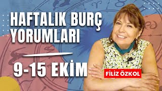 FİLİZ ÖZKOL İLE HAFTALIK BURÇ YORUMLARI  915 EKİM [upl. by Auqinehs]