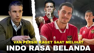 “Van Persie KAGET Indonesia Jadi Rasa Belanda” Reaksi Bintang Keturunan Soal Naturalisasi Timnas [upl. by Eilasor]