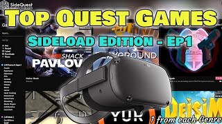 Top 10 Oculus Quest Games from Each Genre Sideload Edition ALL FREE  Ep 1 [upl. by Brnaba]