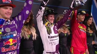 Supercross 250 Main Event Anaheim 2 Round 3 2018 [upl. by Hum]