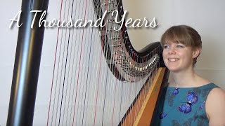 Christina Perri quotA Thousand Yearsquot  Harp  Voice [upl. by Ydissak]