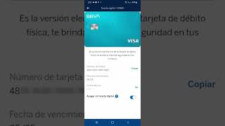 Cómo comprar por Internet con tarjeta digital de BBVA Bancomer compras de forma segura shorts [upl. by Parthen]