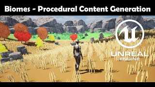 Biomes  Procedural Content Generation in UE5  Tutorial Part 9 [upl. by Sabir]