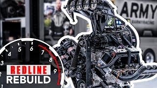 11000hp HEMI V8 engine timelapse DSR’s US Army NHRA Top Fuel dragster  Redline Rebuild S2E3 [upl. by Aneloj728]