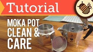 How to Clean amp Care for your Moka Pot Tutorial [upl. by Aay]