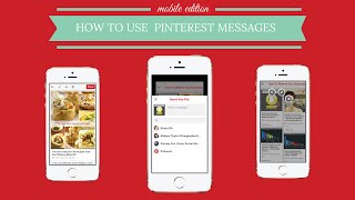 How to use Pinterest Messages on your mobile device [upl. by Oniratac661]