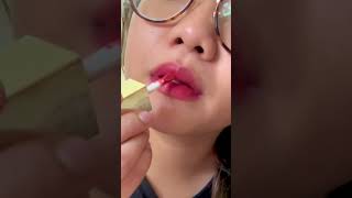 Testing the viral Clarins Lip Comfort Oil INTENSE🔥 beauty asmr viral trending tiktok [upl. by Cherida]