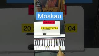 Moskau meme piano easy shorts pianotutorial [upl. by Briant]