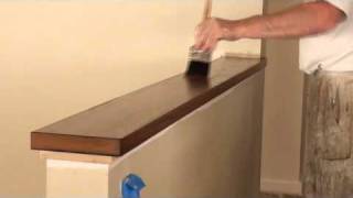 How To Apply Varnish or Polyurethane Clear Finishes  How To Stain Wood Part 4 [upl. by Tilney815]